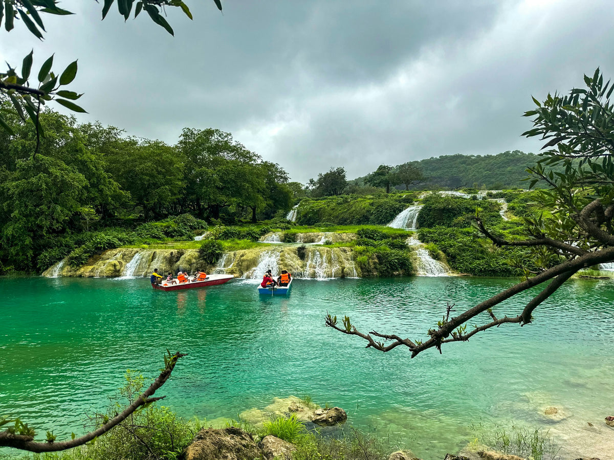 Lake and waterfalls of Wadi Darbat near Salalah, Dhofar